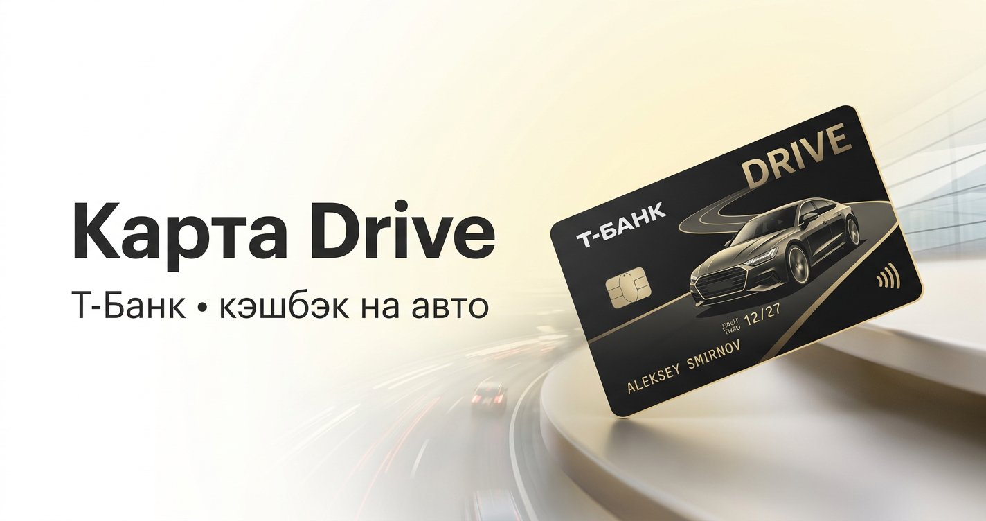 Кредитная карта Т-Банк Drive в 2026: кэшбэк на авто, условия и тарифы